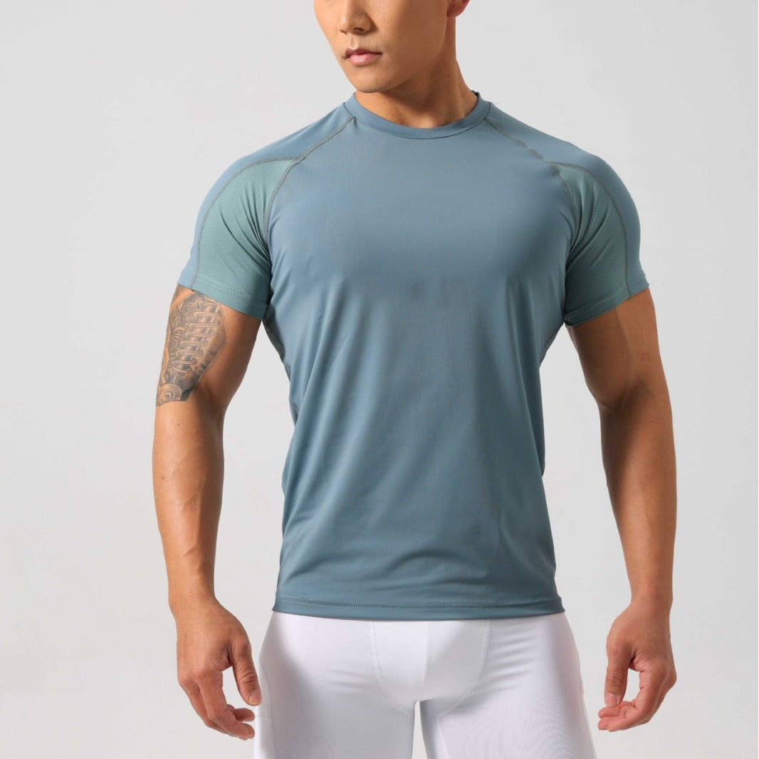 Men’s Contrast Panel Performance Training T-Shirt