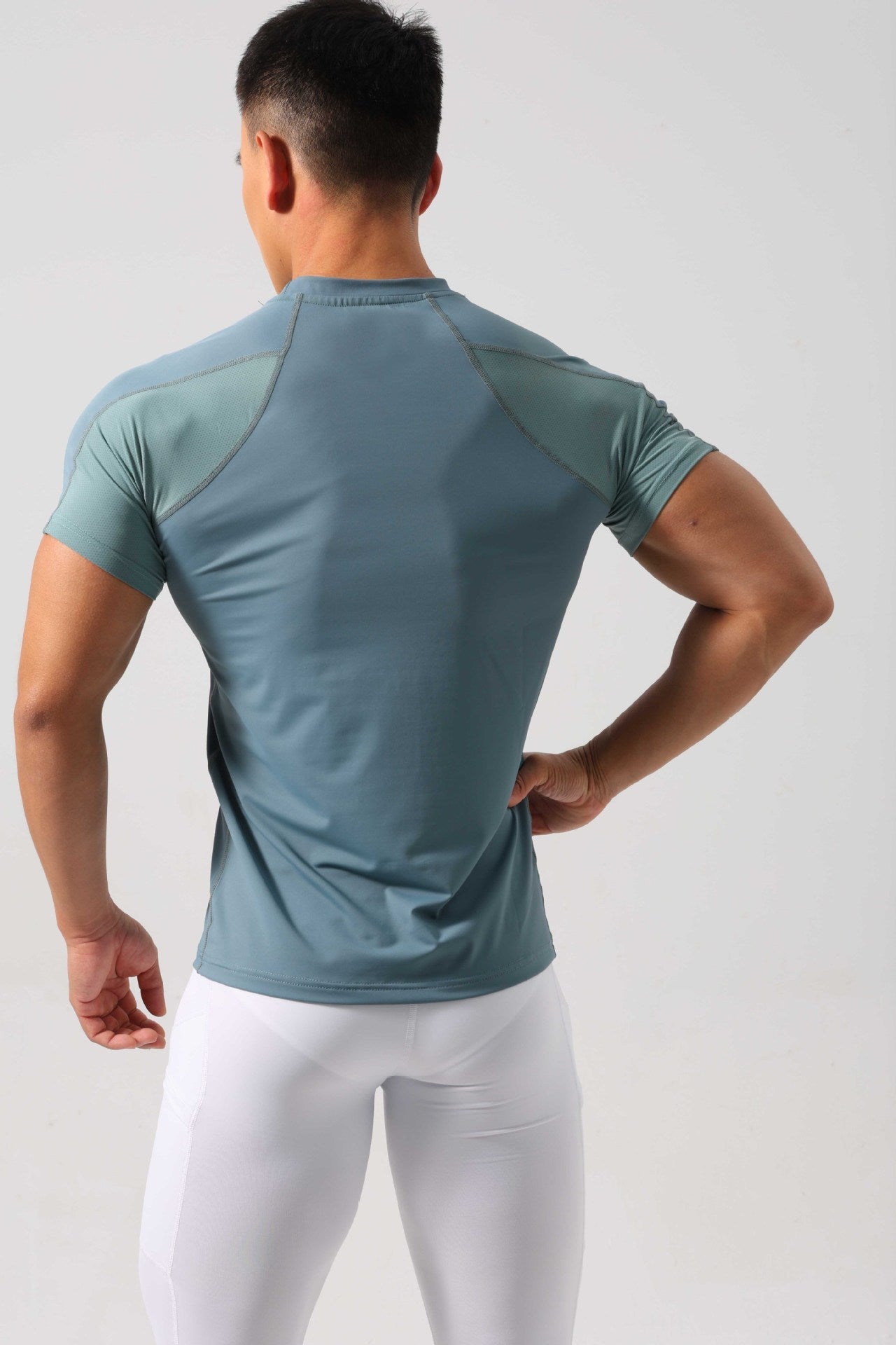 Men’s Contrast Panel Performance Training T-Shirt