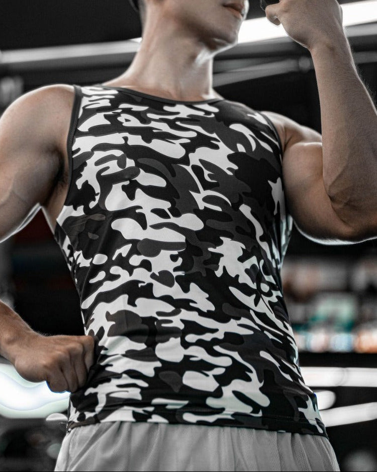 Men’s Camo Compression Tank Top