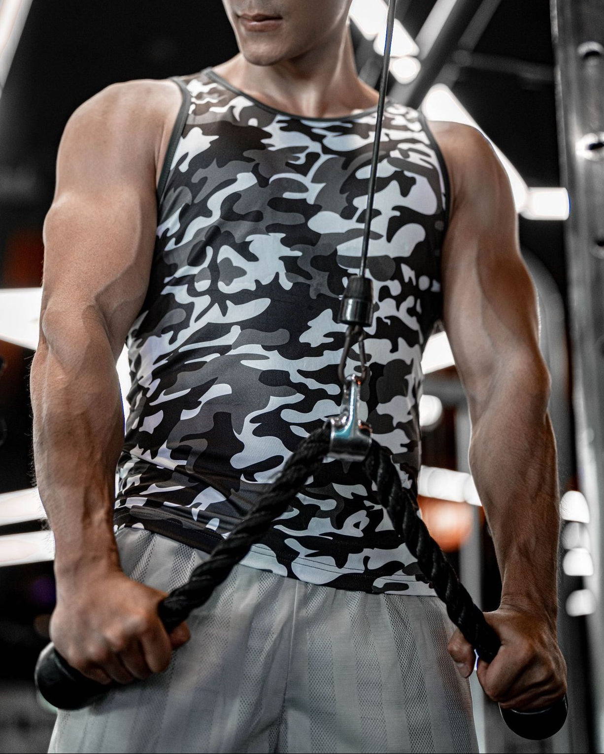 Men’s Camo Compression Tank Top