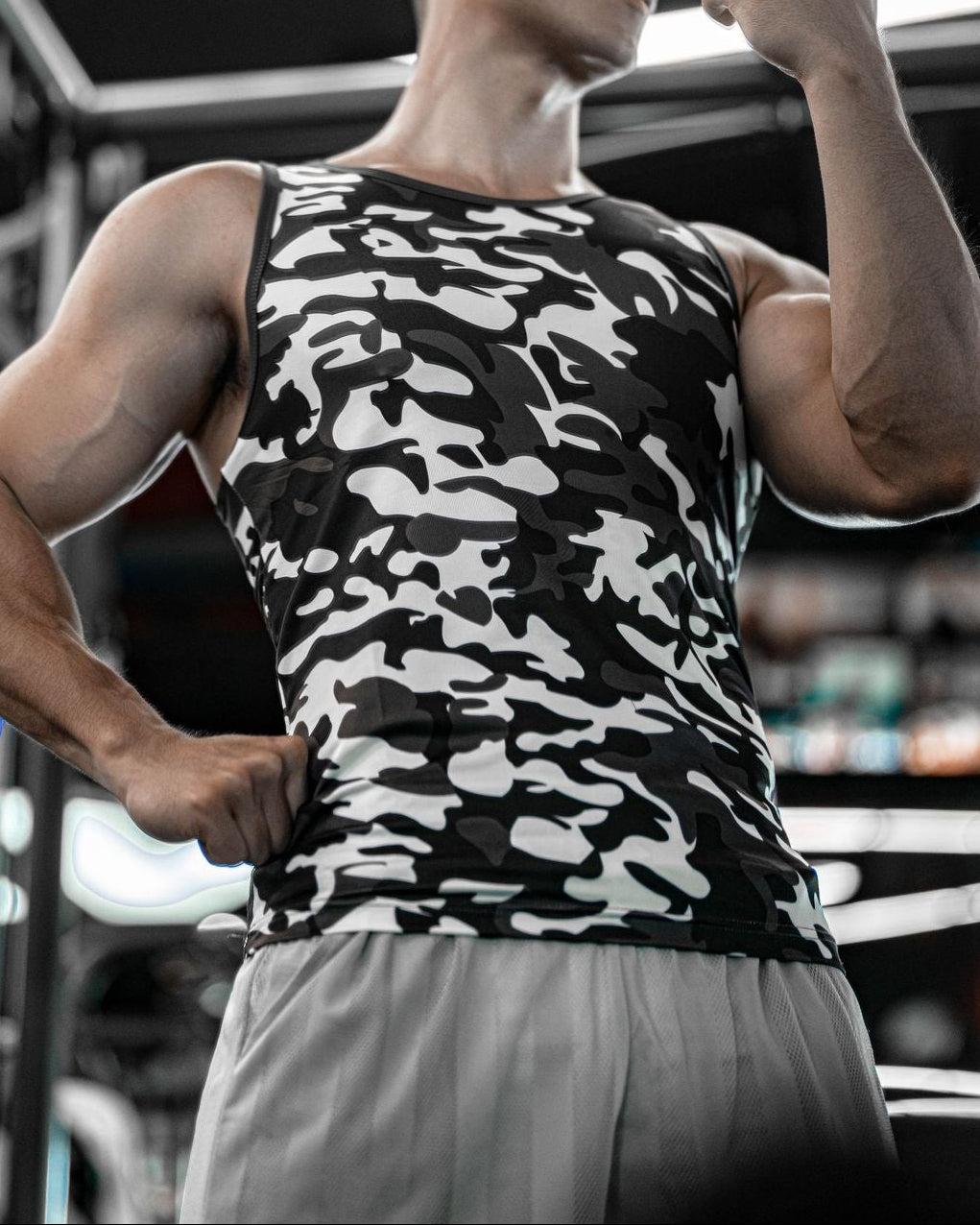 Men’s Camo Compression Tank Top
