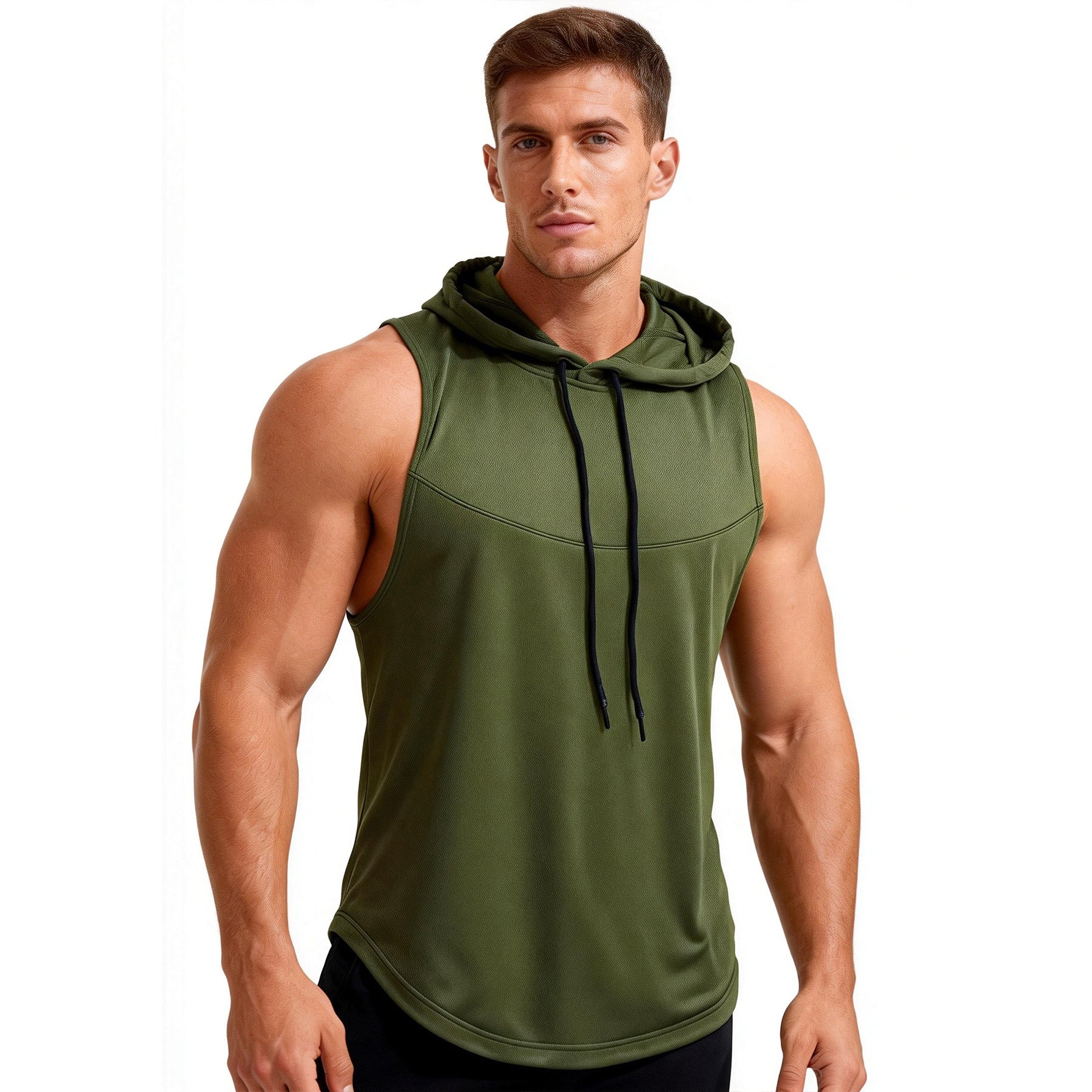 Men’s Muscle Fit Training Hoodie Tank