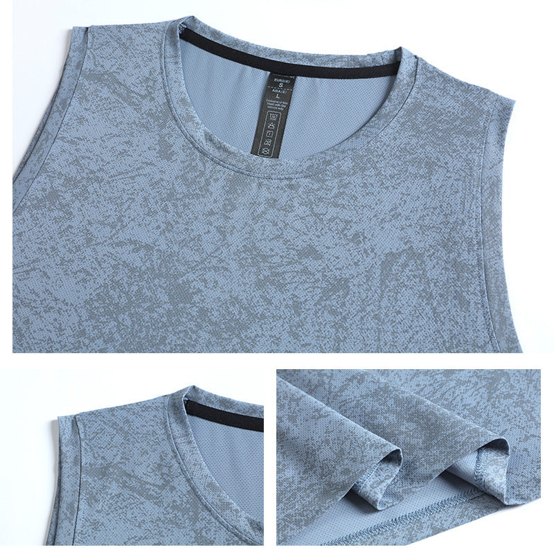Men’s Printed Quick-Dry Training Tank
