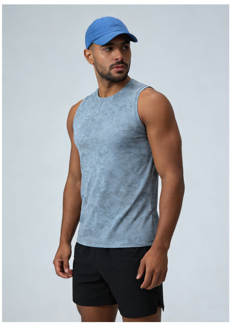 Men’s Printed Quick-Dry Training Tank