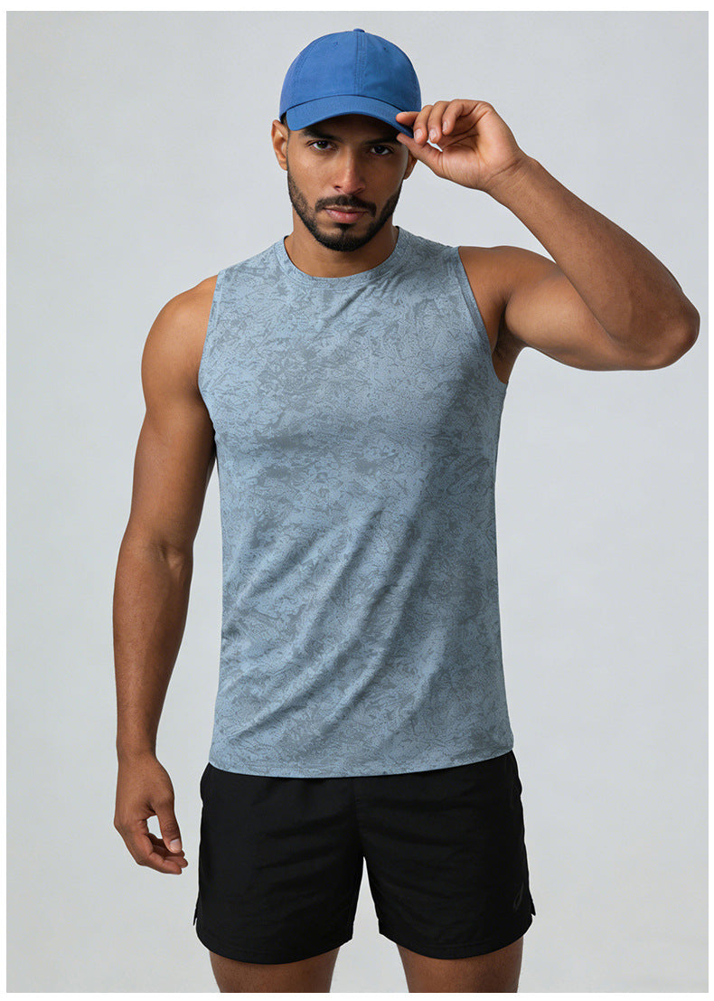 Men’s Printed Quick-Dry Training Tank