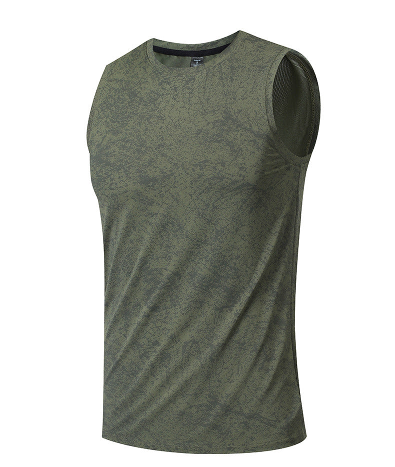 Men’s Printed Quick-Dry Training Tank