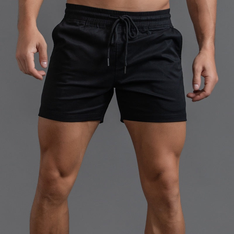 Men’s Elastic Waist Cotton Shorts