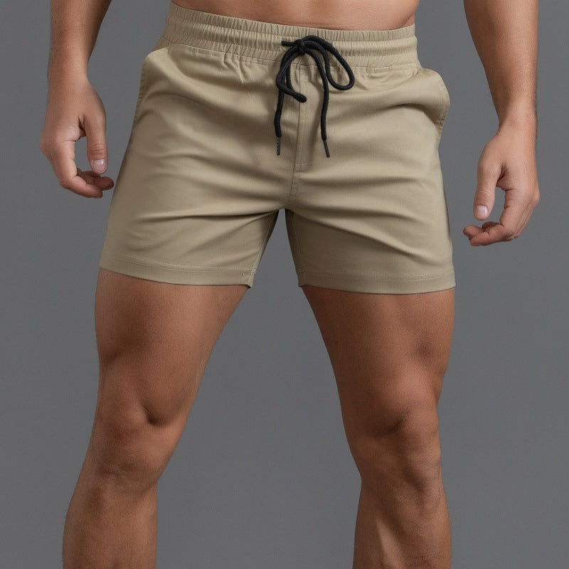 Men’s Elastic Waist Cotton Shorts