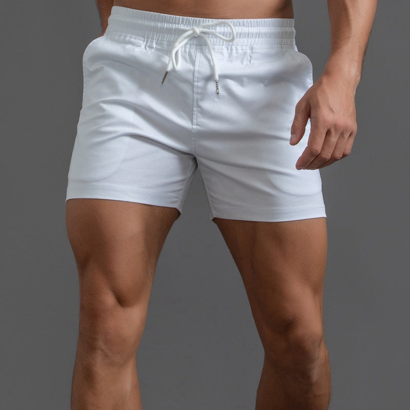 Men’s Elastic Waist Cotton Shorts