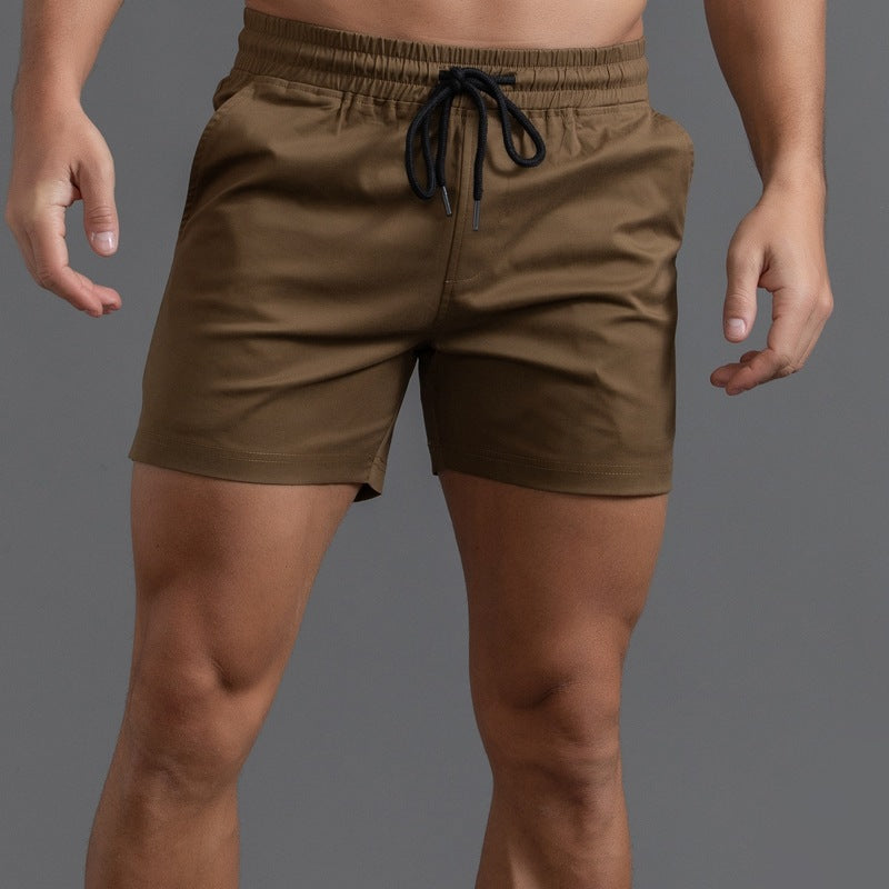 Men’s Elastic Waist Cotton Shorts