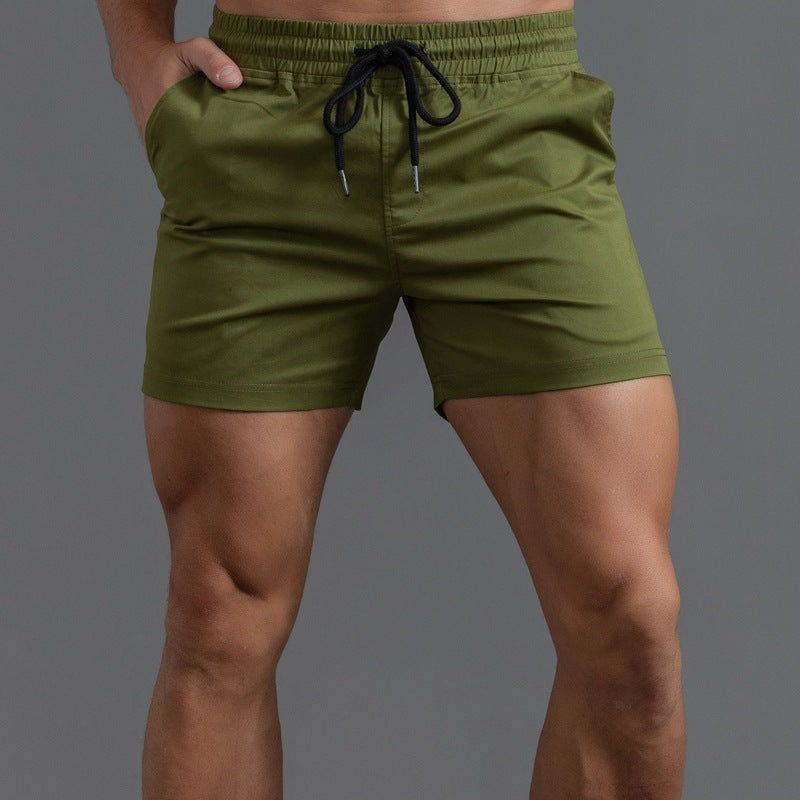Men’s Elastic Waist Cotton Shorts