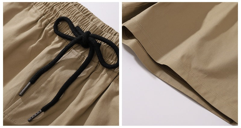 Men’s Elastic Waist Cotton Shorts