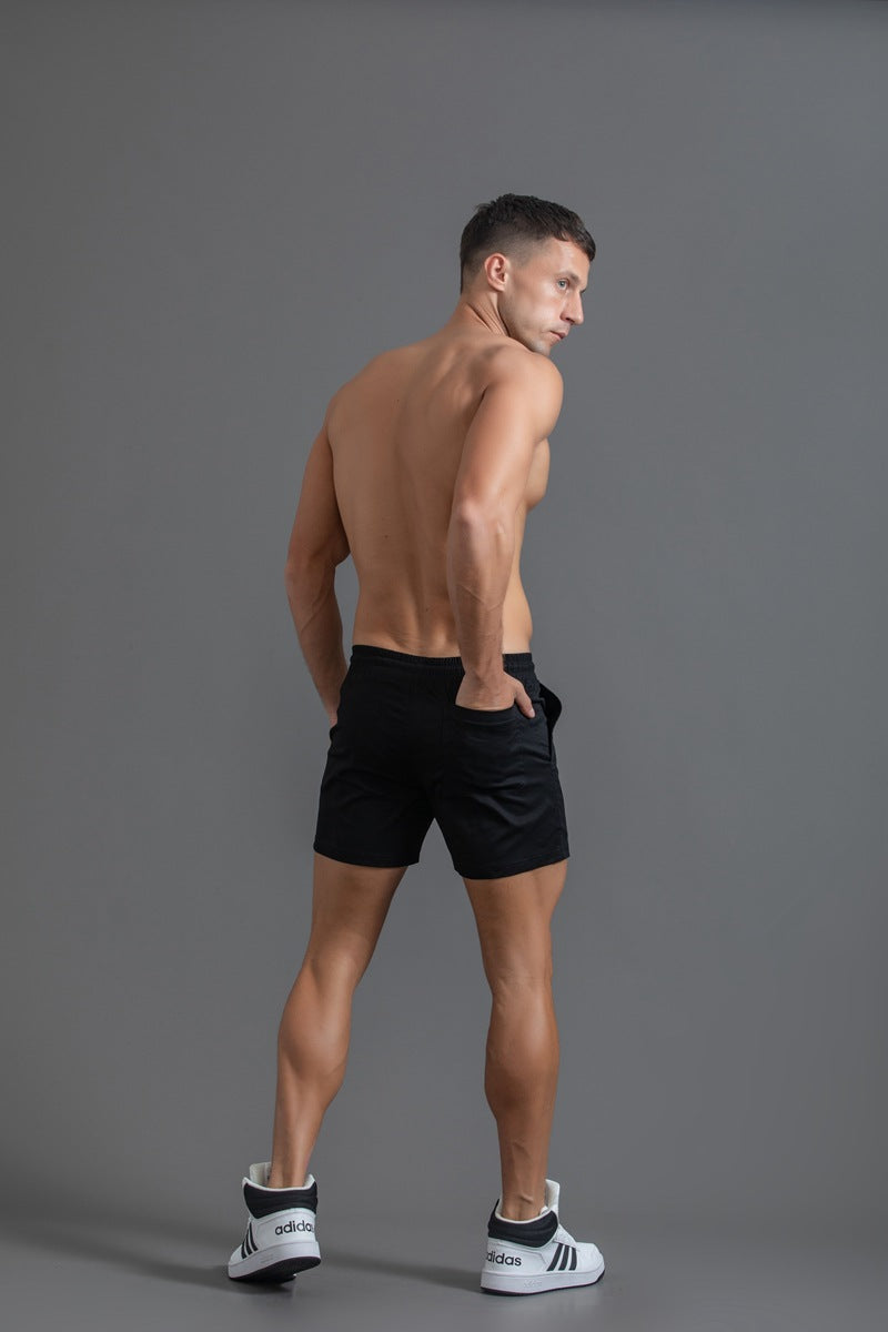 Men’s Elastic Waist Cotton Shorts