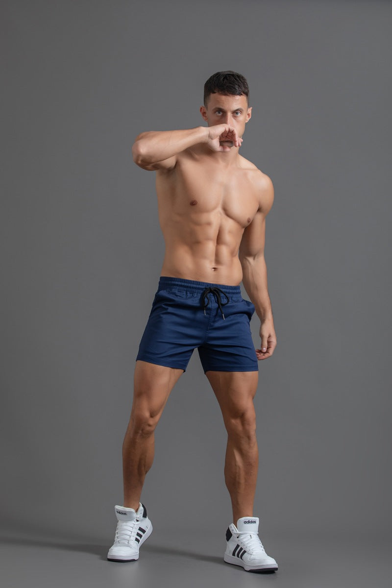 Men’s Elastic Waist Cotton Shorts
