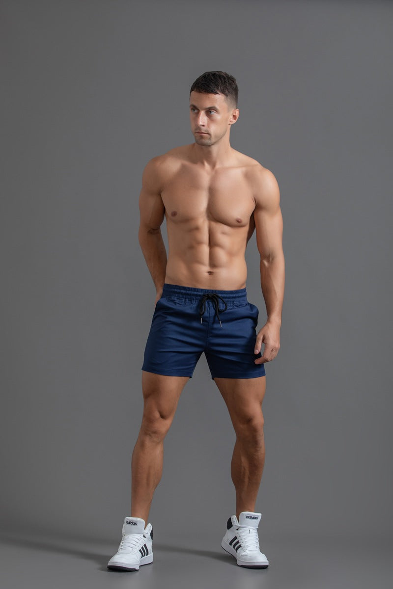 Men’s Elastic Waist Cotton Shorts