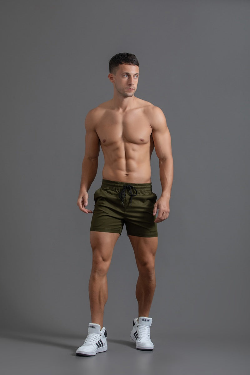 Men’s Elastic Waist Cotton Shorts