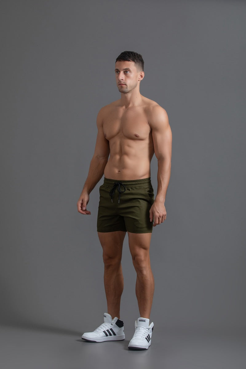 Men’s Elastic Waist Cotton Shorts