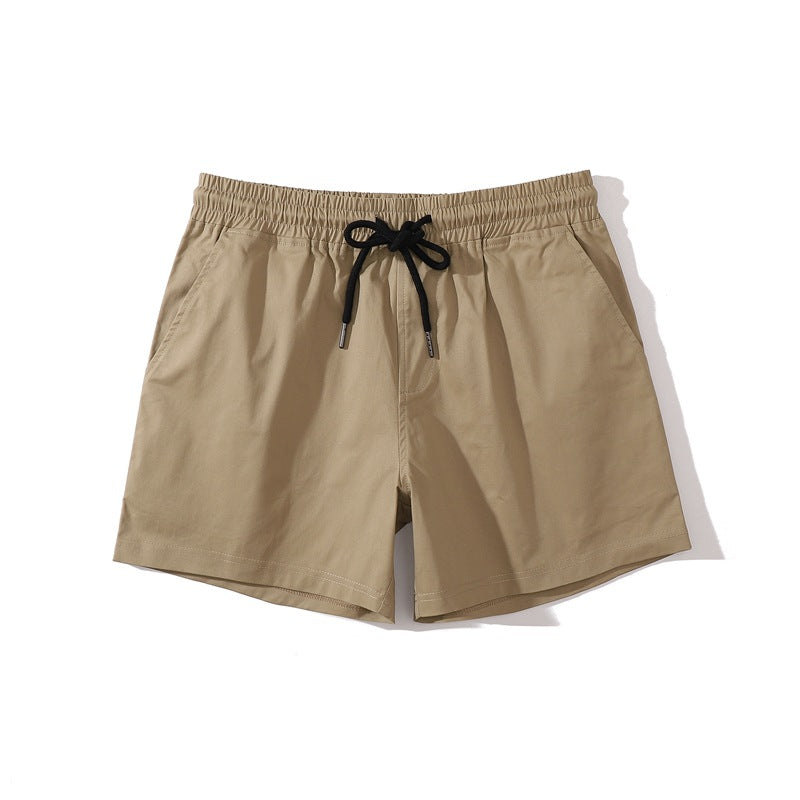 Men’s Elastic Waist Cotton Shorts