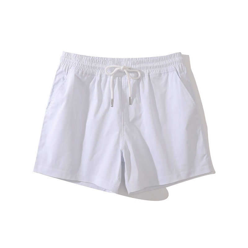 Men’s Elastic Waist Cotton Shorts