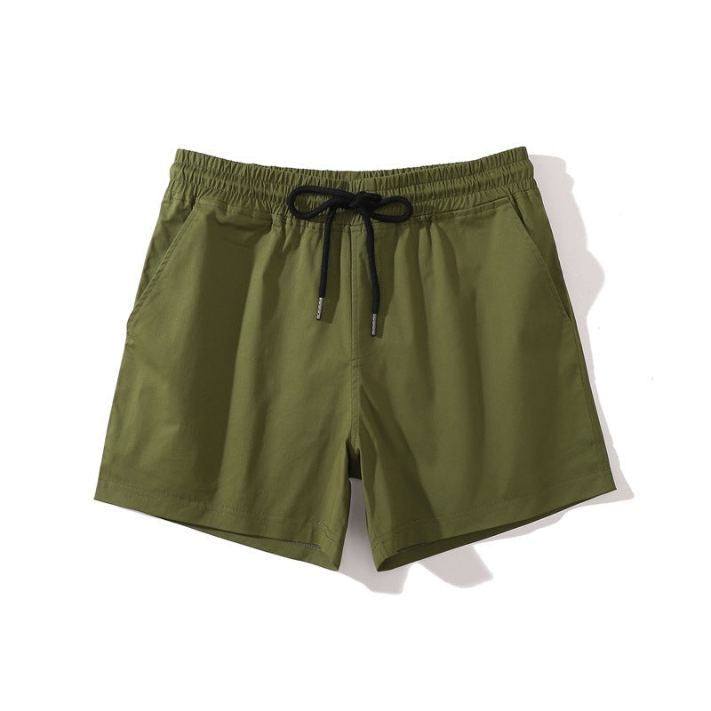Men’s Elastic Waist Cotton Shorts