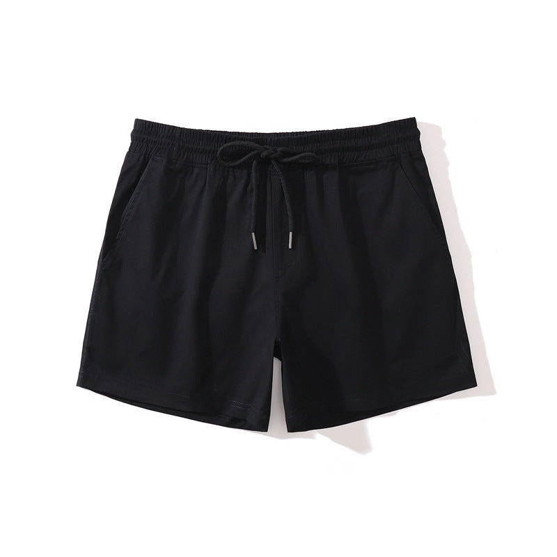 Men’s Elastic Waist Cotton Shorts