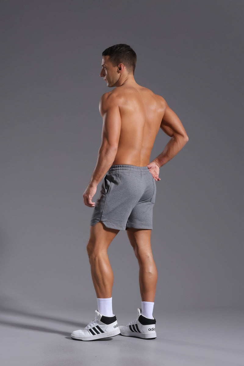 Men’s Cotton Athletic Training Shorts-5" Inseam