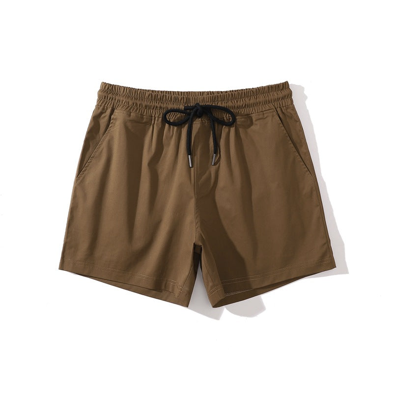 Men’s Elastic Waist Cotton Shorts