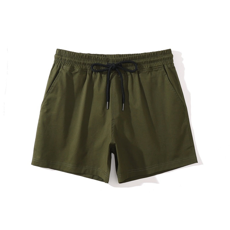 Men’s Elastic Waist Cotton Shorts