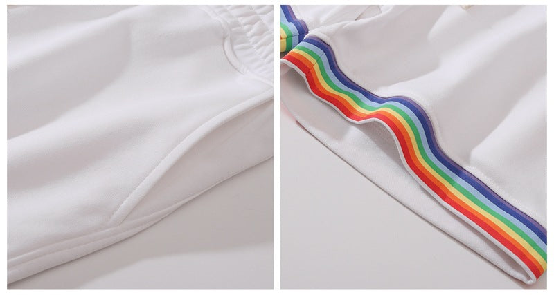 Men’s Stretch Cotton Rainbow Trim Shorts