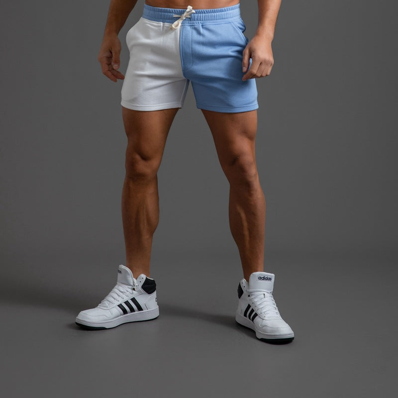 Men’s Two-Tone Colorblock Drawstring Shorts