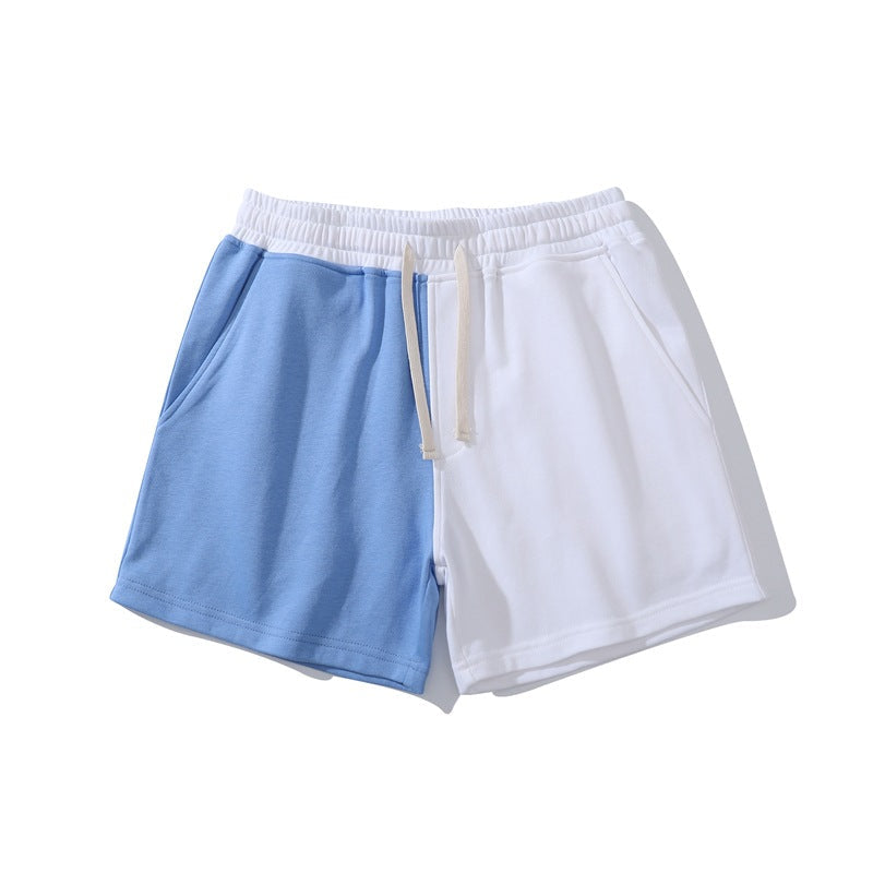 Men’s Two-Tone Colorblock Drawstring Shorts