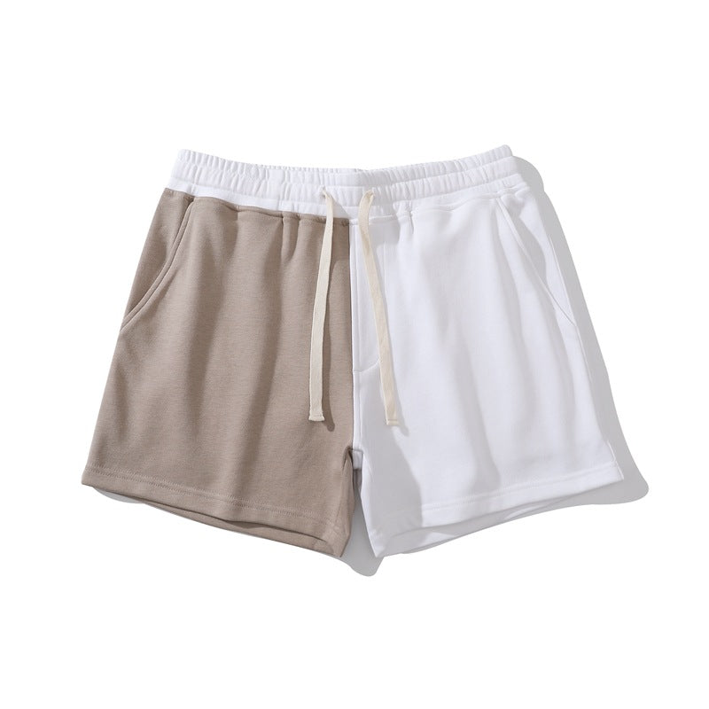 Men’s Two-Tone Colorblock Drawstring Shorts