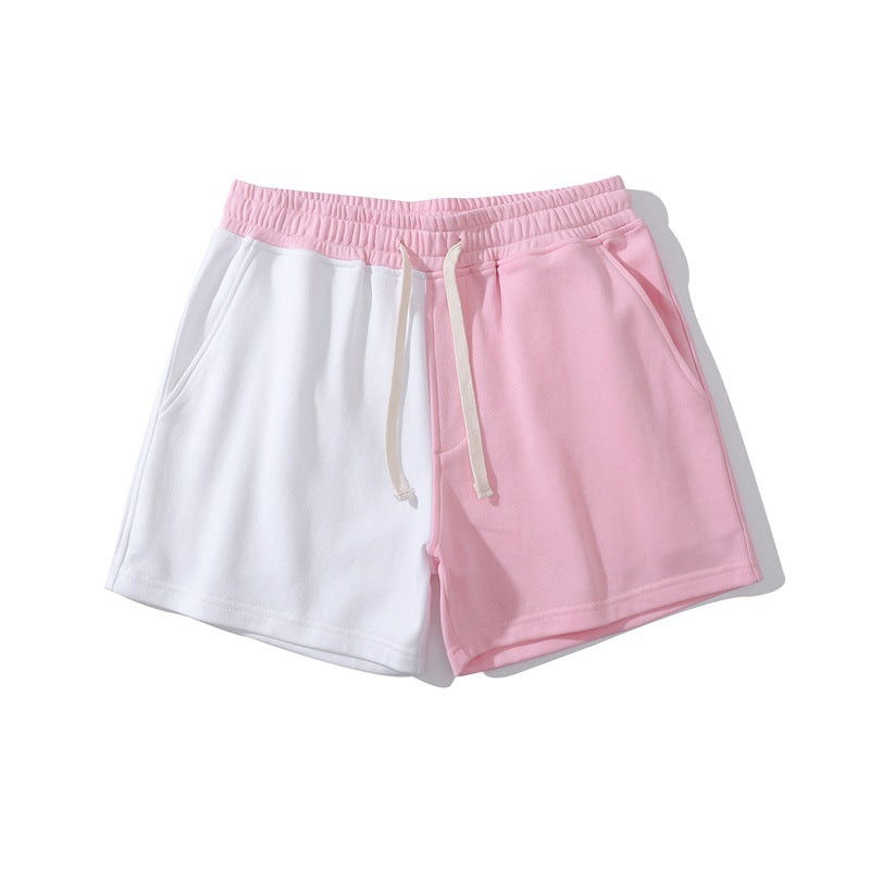 Men’s Two-Tone Colorblock Drawstring Shorts