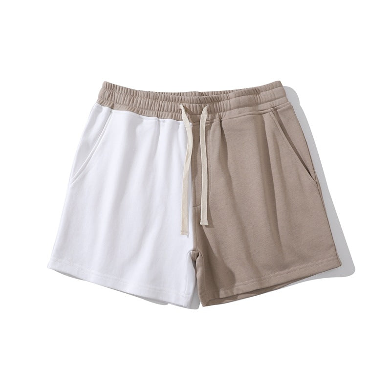 Men’s Two-Tone Colorblock Drawstring Shorts