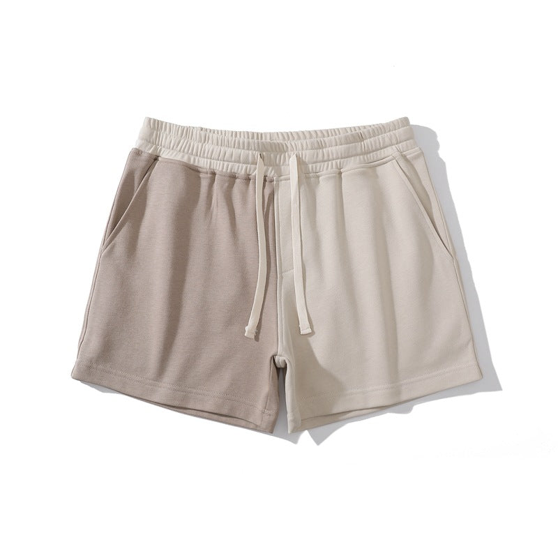 Men’s Two-Tone Colorblock Drawstring Shorts