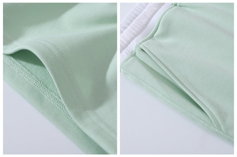 Men’s Two-Tone Colorblock Drawstring Shorts