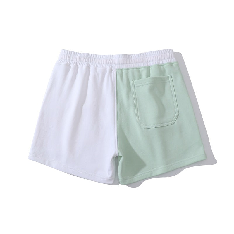 Men’s Two-Tone Colorblock Drawstring Shorts