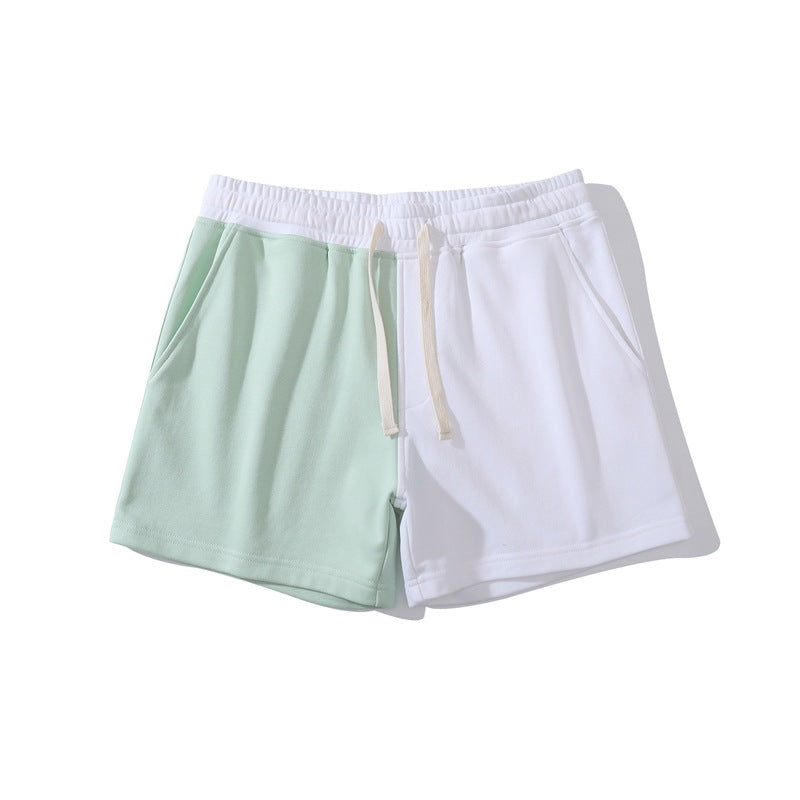 Men’s Two-Tone Colorblock Drawstring Shorts