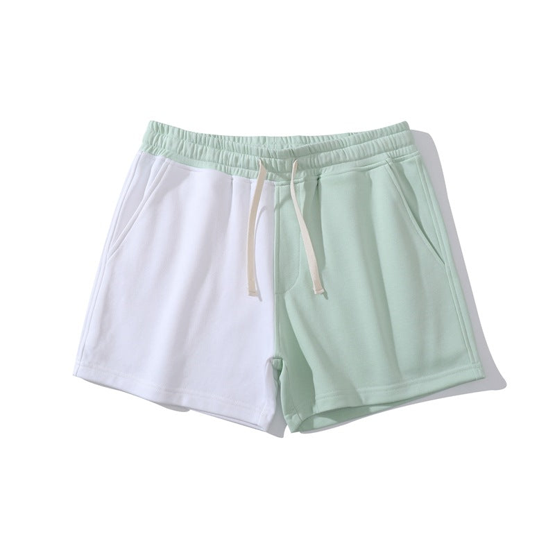 Men’s Two-Tone Colorblock Drawstring Shorts