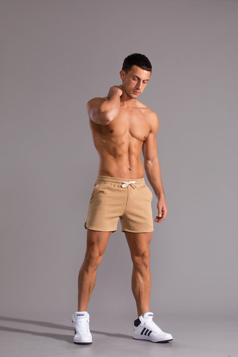 Men’s Curved Hem Stretch Cotton Shorts