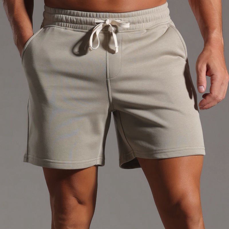 Men’s Stretch Cotton Drawstring Shorts-6" Inseam