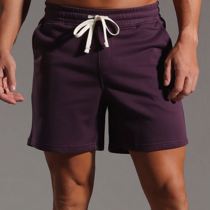 Men’s Stretch Cotton Drawstring Shorts-6" Inseam
