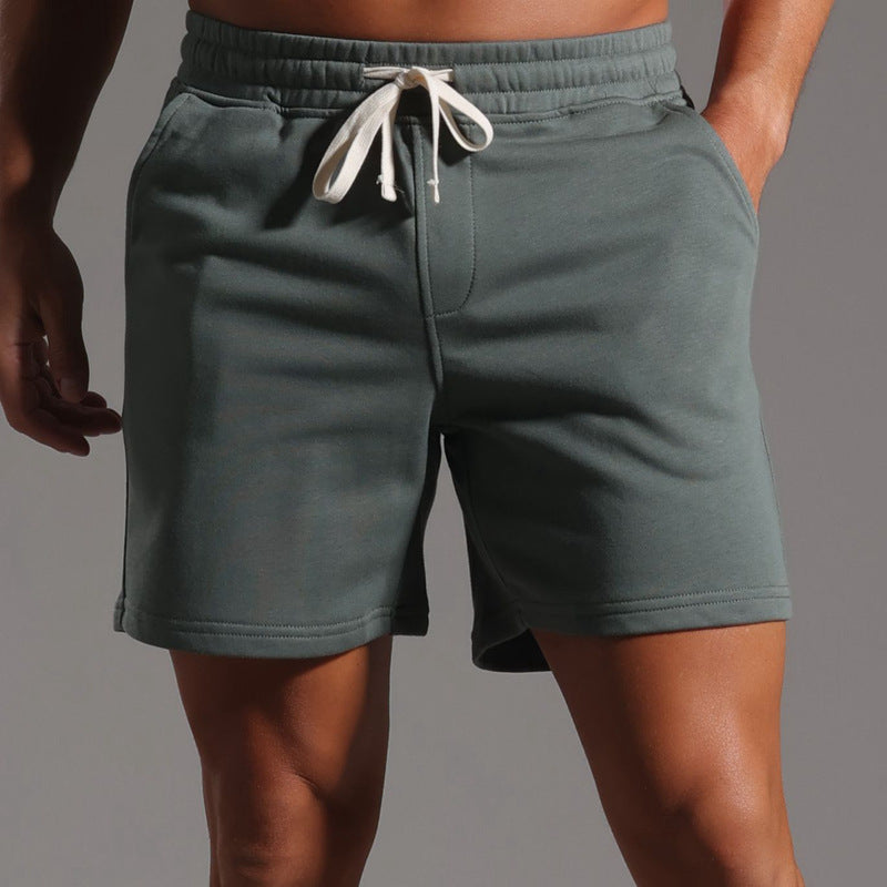 Men’s Stretch Cotton Drawstring Shorts-6" Inseam