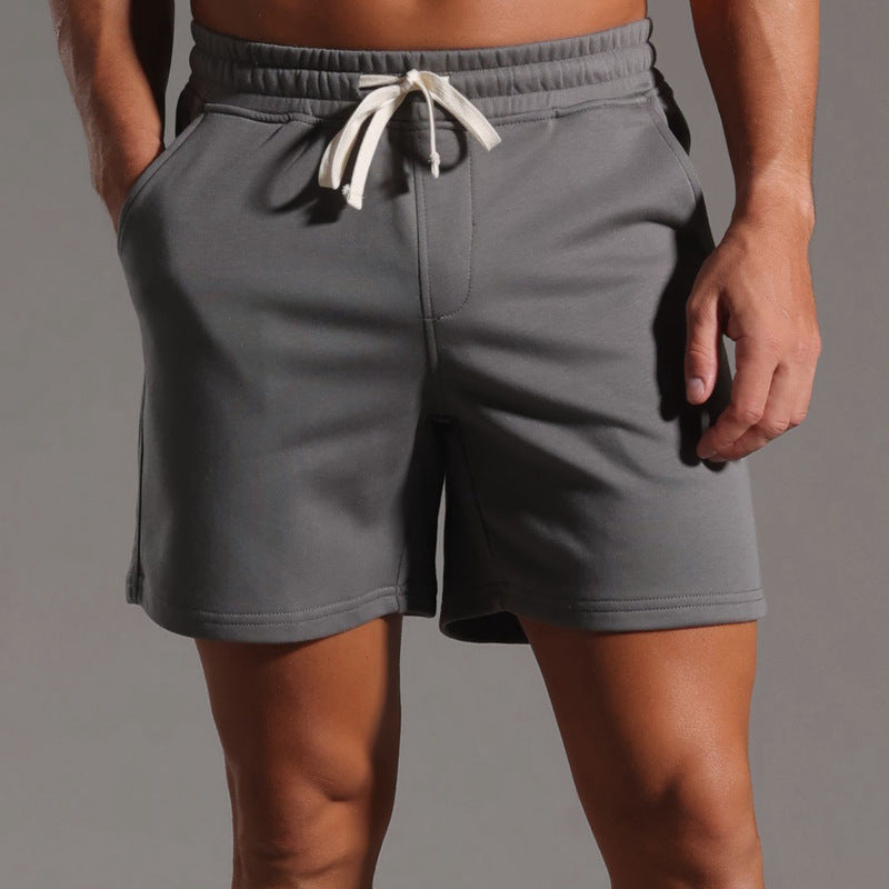 Men’s Stretch Cotton Drawstring Shorts-6" Inseam
