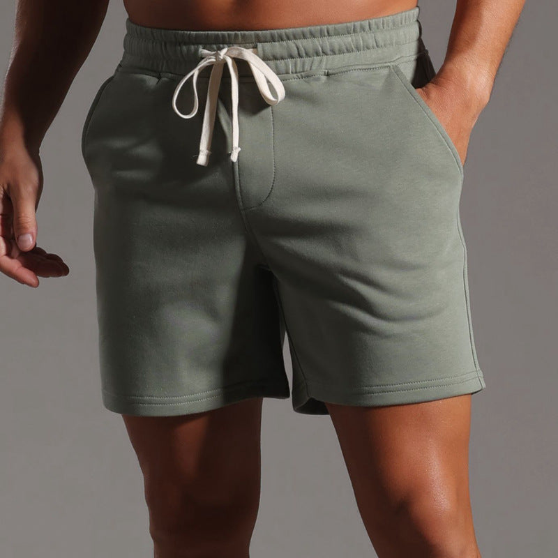 Men’s Stretch Cotton Drawstring Shorts-6" Inseam