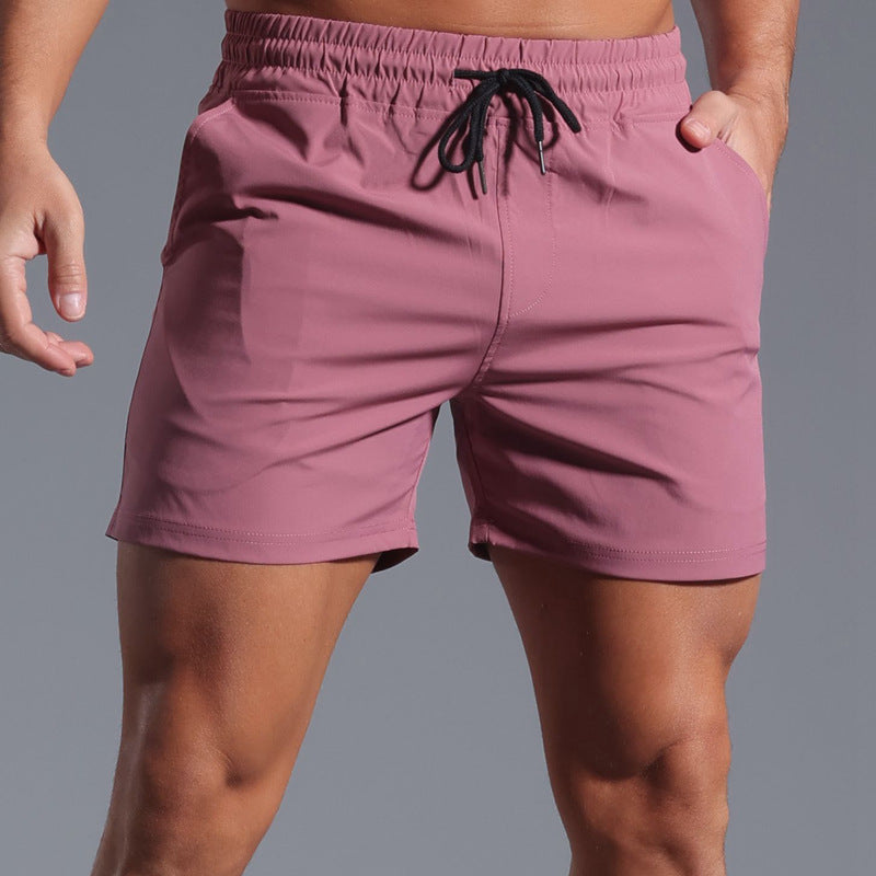 Men’s Quick-Dry Elastic Waist Training Shorts