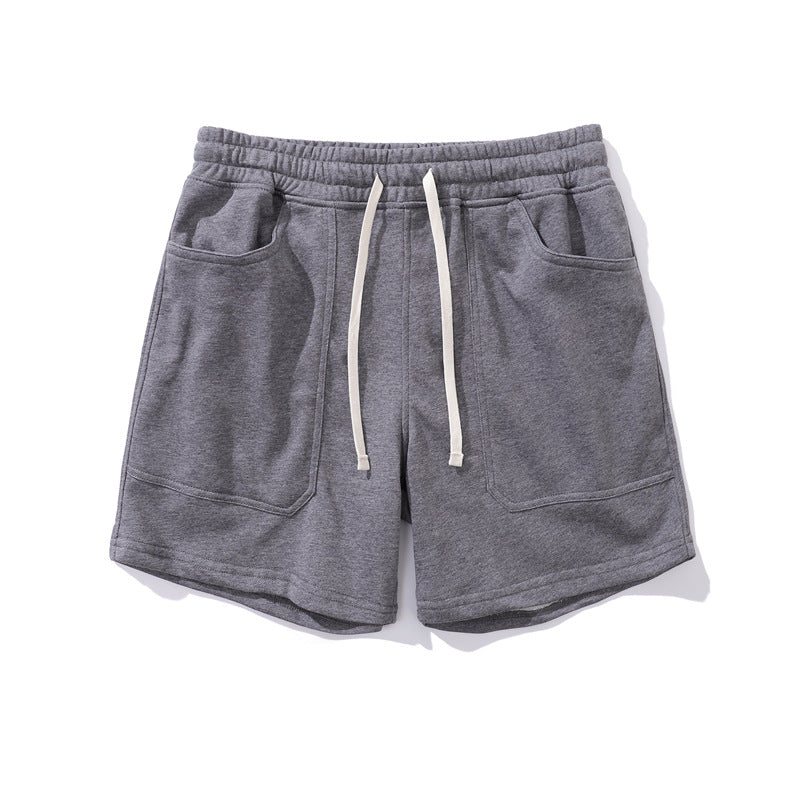 Men’s Casual Cotton Blend Elastic Waist Shorts