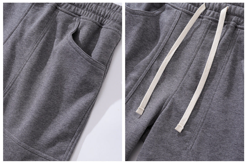 Men’s Casual Cotton Blend Elastic Waist Shorts
