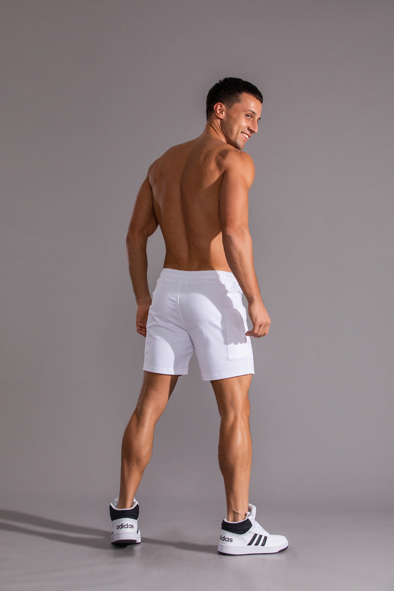 Men’s Casual Cotton Stretch Patch Pocket Shorts