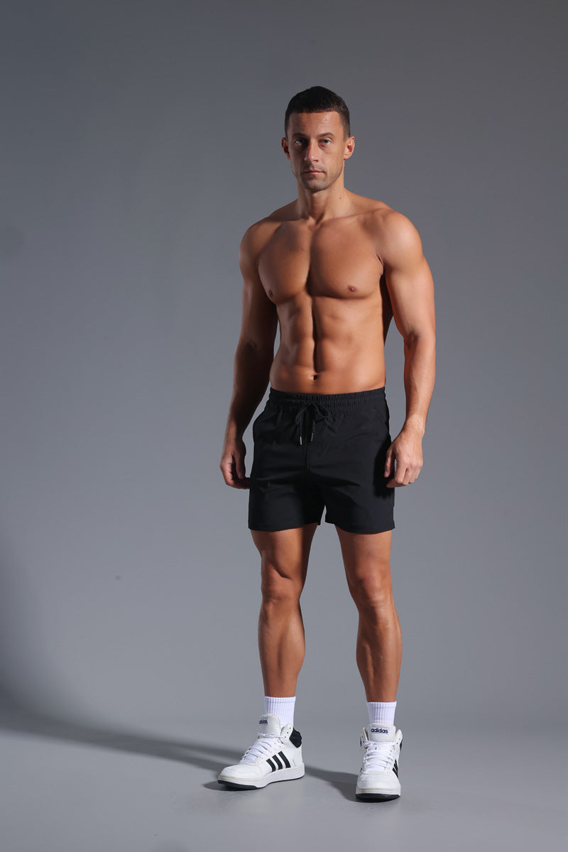 Men’s Quick-Dry Elastic Waist Training Shorts